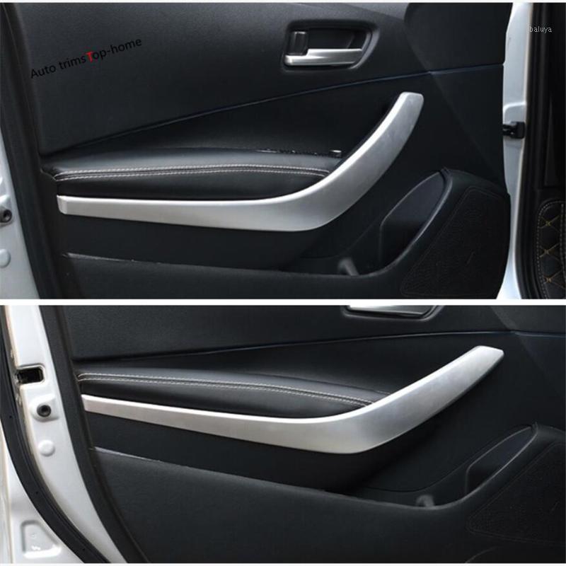 

Yimaautotrims Inner Front Door Armrest Panel Cover Trim Fit For Corolla 2019 2020 Carbon Fiber ABS / Interior Mouldings1