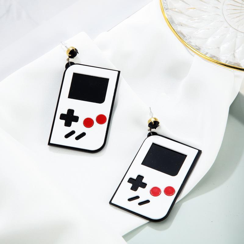 

Exaggerated Funny Game Machine Acrylic Drop Earrings for Female Personalized Dangle Earrings Simple Jewelry Accessaries1