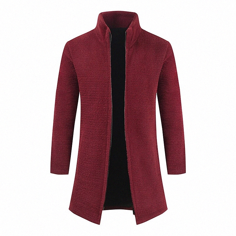 Pull cardigan unisexe pour homme tricoté couleur massif élégante manches longues manches courantes Cardigans Cardigans Cardigans Collier automne
