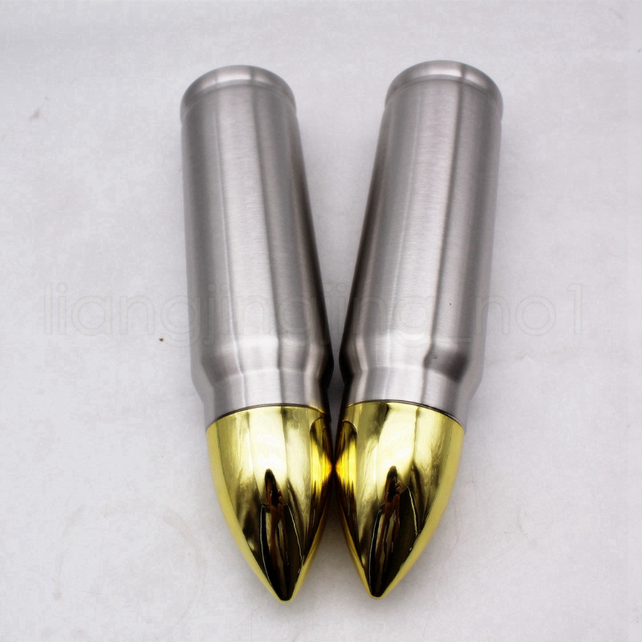 

1000ml Bullet Shape Drinking Bottle Tumbler 32oz Stainless Steel Vacuum Insulated Water Bottles Flask Outdoor Sports Water Cups RRA4039