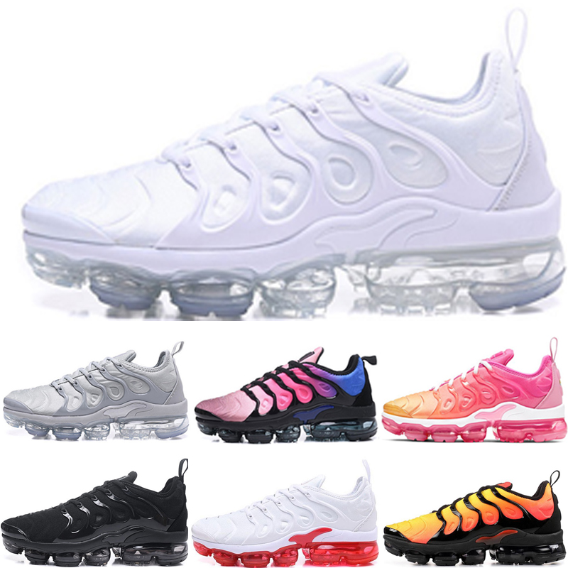 

Fashion running shoes plus mens womens Triple white Black Red Shark Tooth bred Active Fuchsia Blue Fury sneakers