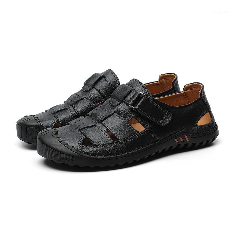 

sandalsslippers sandal work men uomo sandalet masculina playa summer sandali sandalia verano transpirables outdoor casa safety1, Black