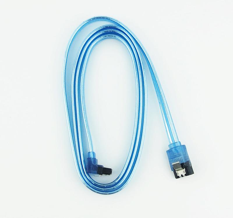 

Free Shipping High Quality 6GB SATA III Straight to Right Angle HDD SDD Data Cable 26AWG 100cm