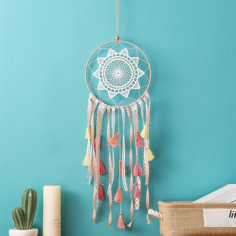 

Handmade Dream Catcher Bohemia Tapestry Wind Chime Wall Hanging Home Decor Tassel Dream Catchers