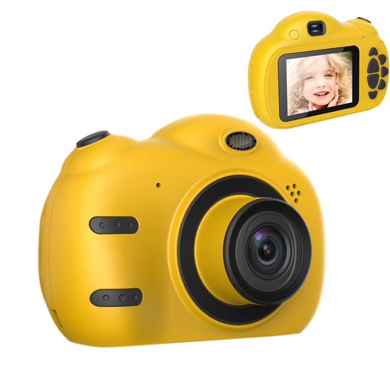 

1080P HD Cartoon Anti-fall Mini Children Camera 2.4 IPS Screen Video Selfie Mini SLR Children Cartoon Camera Toys Cute gifts