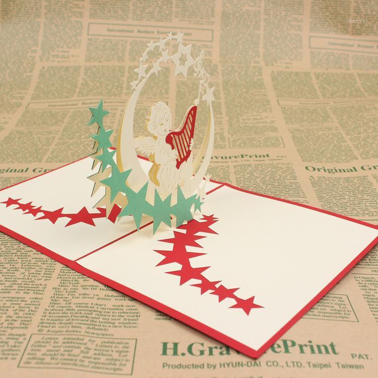 

The new 3 d greeting card, invitation CARDS, banquet invitations, holiday greeting card 15*13cm1