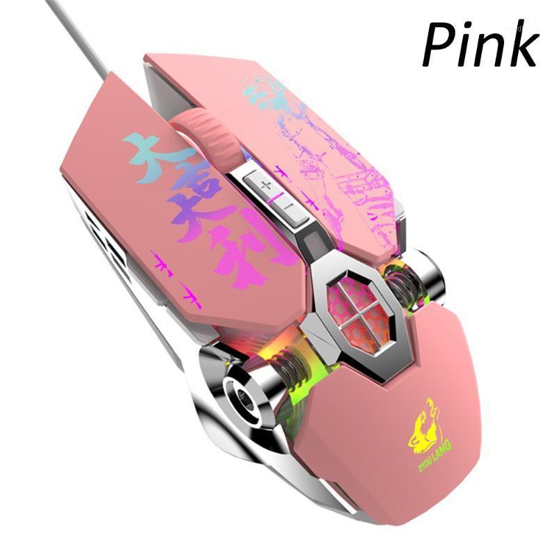 

E-sports mouse 6400DPI Mobile Game Mouse Drive-free Wired Computer Office Gaming For PUBG1