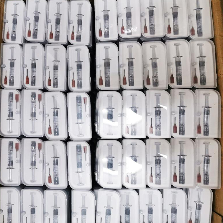 

Glass Syringes Retail Boxes 1ML Luer Lock Syringe E-cigarette with Measurement Mark Injector Vape Pen Oil Filling Tools Empty OEM Stickers P