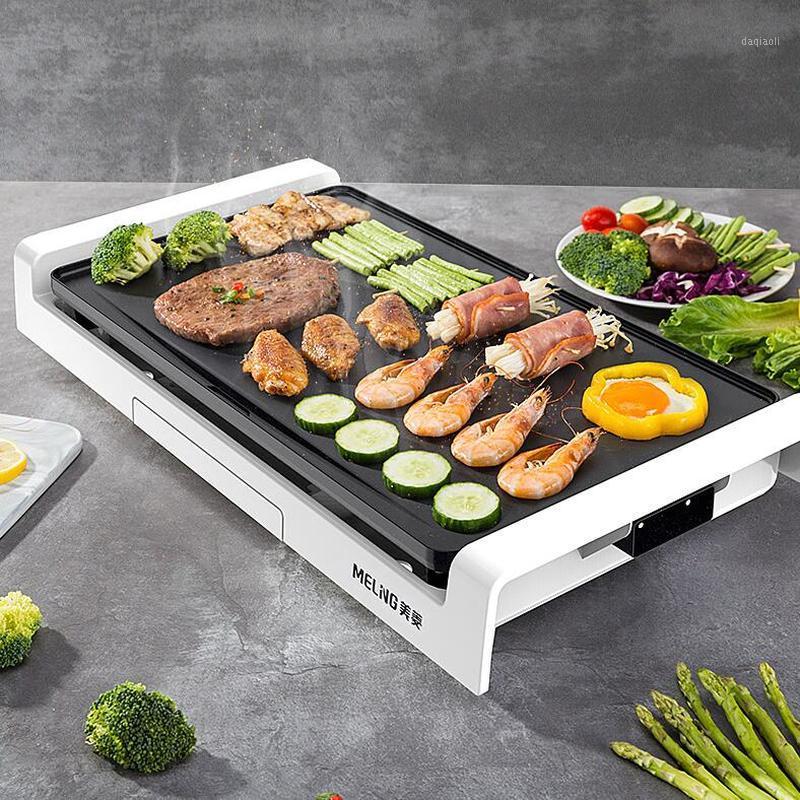 

Barbecue Oven Household Electric Oven Smokeless Grill Electric Baking Pan Korean Multi-function Barbecue Pan Teppanyaki1