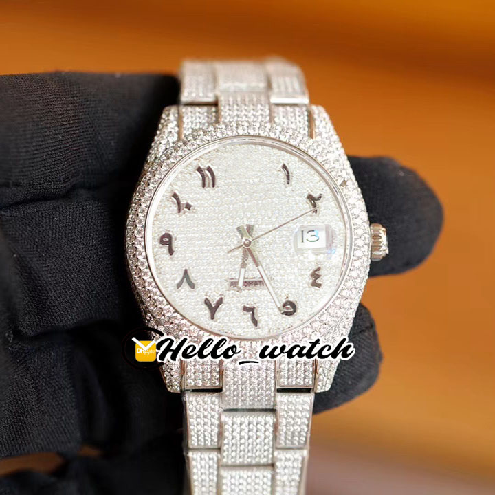

V3 New Gypsophila Diamond Dial Seagull ETA 2824 Automatic Mens Watch m126333 m126334 Arabic Mark 904L Steel Diamond Bracelet Hello_watch, Custom waterproof service