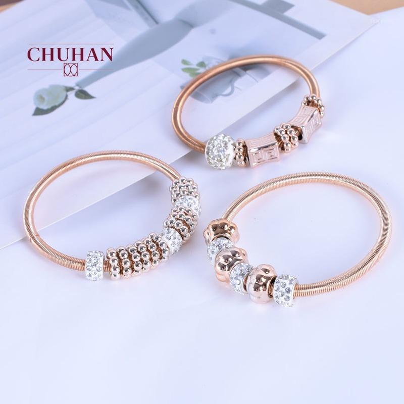 

CHUHAN Wholesale Korean Women Jewelry Charm Bracelets Fashion New Multi-layer Beads Handmade Bracelet Dropshipping C5571