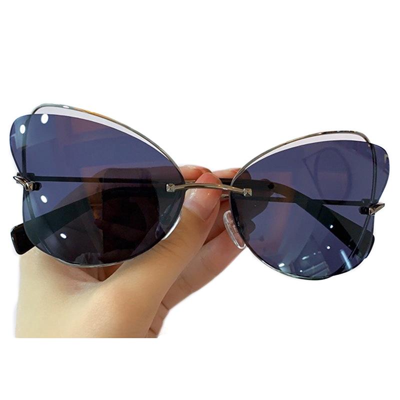 

Oversize Butterfly Sunglasses Women Brand Designer Fashion Gradient Shades UV400 High Quality