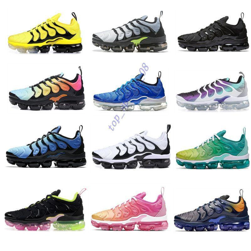 

2020 new des chaussures tn plus shoes Bumblebee zapatos Be Ture Hyper Blue Violet Sunset Game Royal mens women sports sneakers 36-45, Shoelace