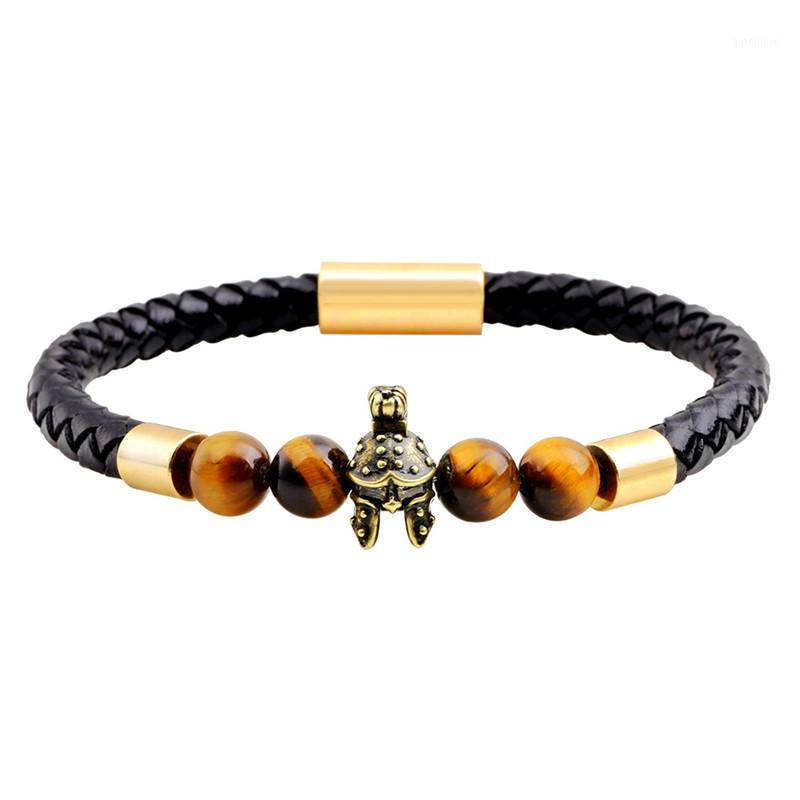 

Charm Gem Natural Lava Stone Beads Bracelet for Men Women Braided Genuine Leather Bangle Bracelet Jewelry for Women Men1