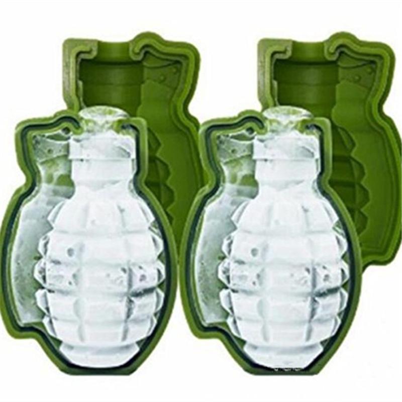

3D Grenade Ice Mold Grenade Cake Mould Silicone Baking Mould Silicone Ice Tray Mould Safe Material Mold DIY Baking Tool VTKY2140