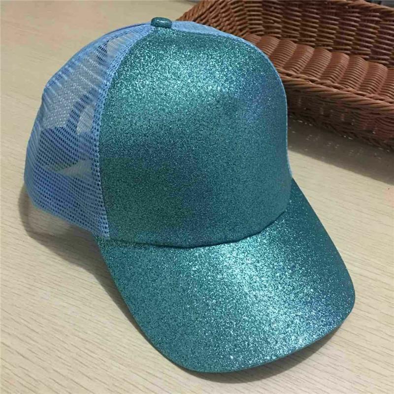 

Women Pony Cap Messy High Bun Adjustable Mesh Breathable Trucker Baseball Cap Hat UV Protection Fashion Sunhat Hot Sale, As photo show