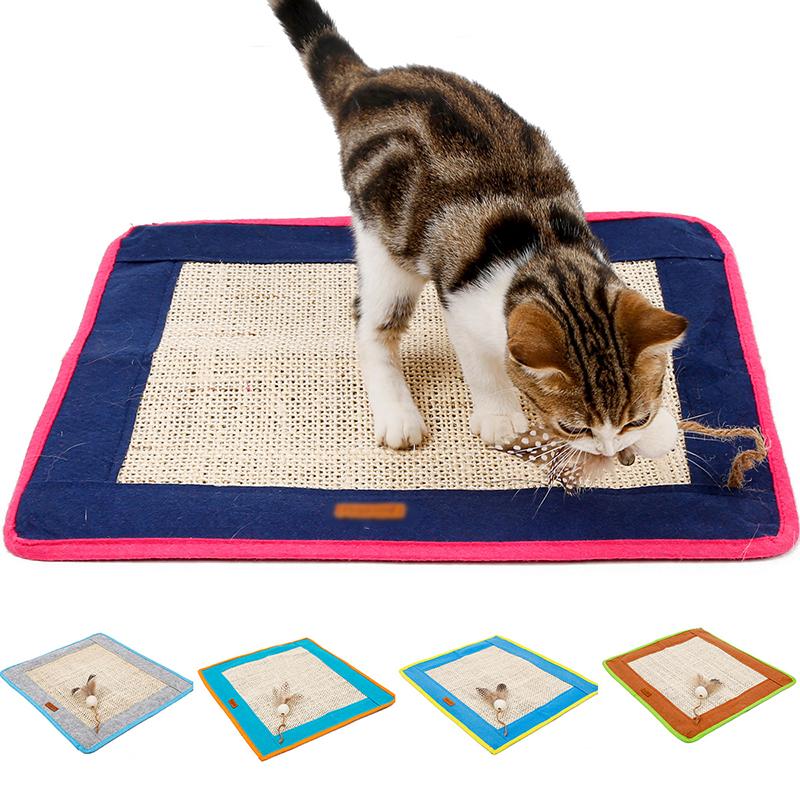 

Sisal Cat Scratcher Board Scratching Post Mat Toy Soft Bed Mat Care Pet Toys Protecting Scratching Furniture Post Toys NEW