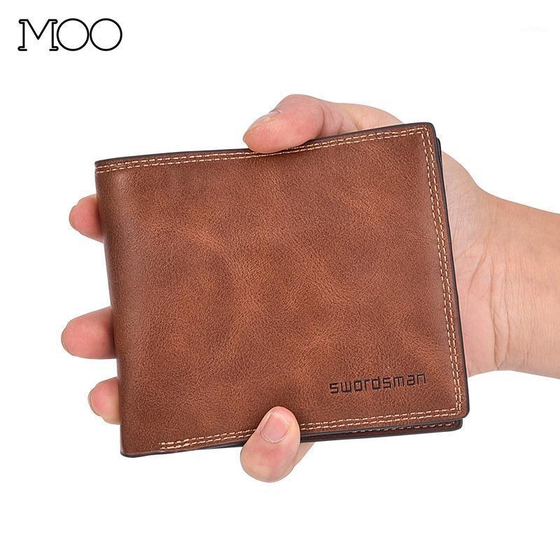 

Men's Wallet Short Bendy Purse for Cards Retro Fashion Casual Multi-Card Pocket Wallet Passport Wallets Men Luxury Coin Holders1, Black