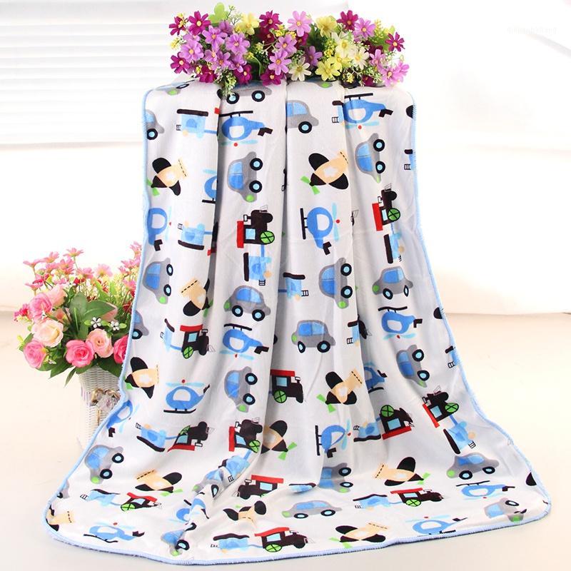 

Baby blankets thicken double layer infant swaddle envelope wrap newborn baby bedding blanket animal manta 102*76cm w1, A12