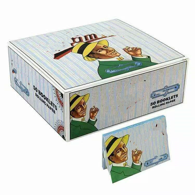 

Classical Smoking Rolling Paper Pure He.mp Booklet Natural Unrefined Cigarette Roll Papers Slow Burning Paper Rolls