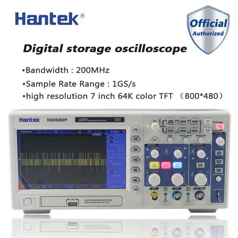 

Hantek DSO5202P Digital Oscilloscope 200MHz bandwidth 2 Channels PC USB LCD Portable Osciloscopio Portatil Electrical Tools1