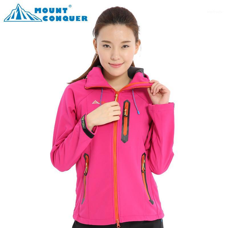 

Women Hiking Jacket Outdoor Wear Softshell Camping Riding Fleece Coat Windproof Waterproof Hard-Wearing Thicken Sport Wear New1, Blue