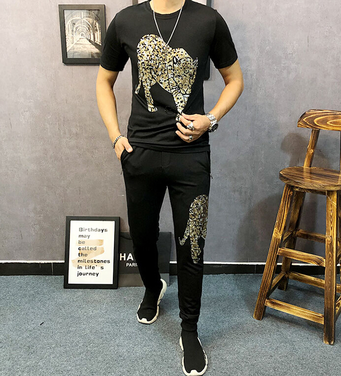 

2 Plays Define Training Project Diamond for Men New Summer Tag Fine Men's Clothes 9izh, Black