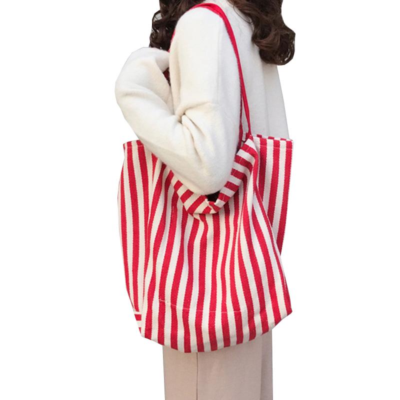 

Canvas Women Shoulder Tote Bags Large Capacity Ladies Shoulder Bag Fashion Version Female Handbags Vintage Women Shopping Bags, White