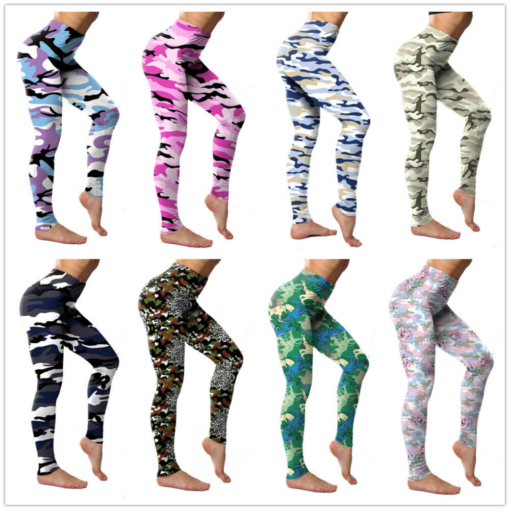 

Camouflage Legging Women Sports Pants Breathable Fashion Leopard Print Running Yoga Joggers Trendy Womens Sportwear Wholesale, Khaki
