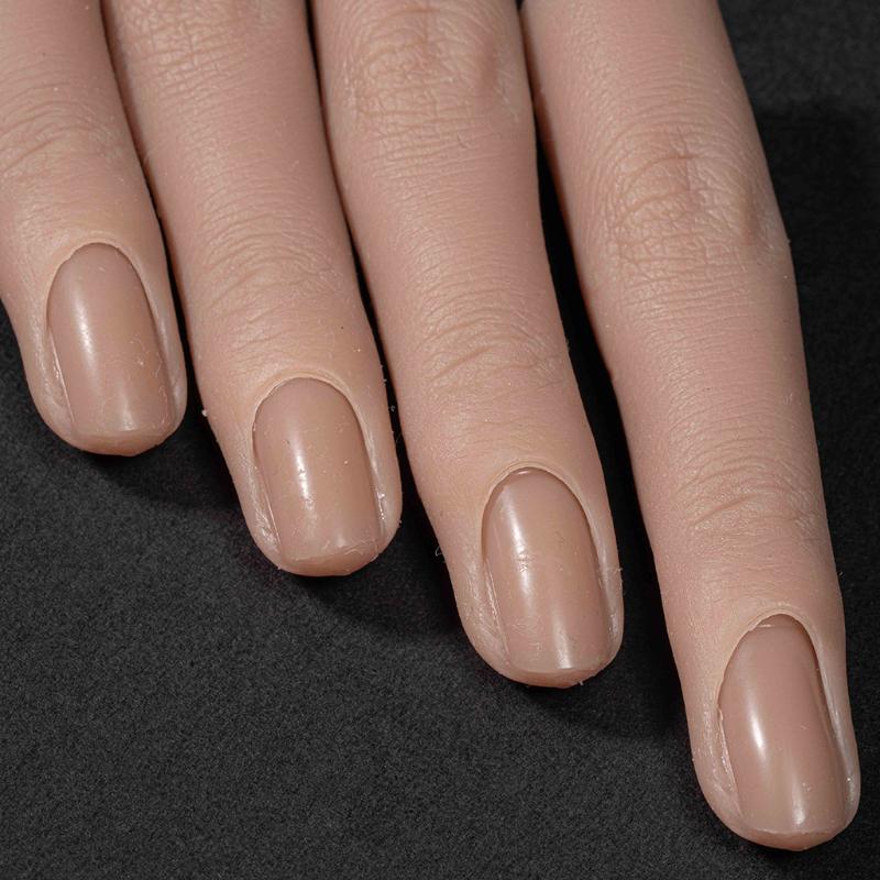 

Nail Art Training Hand Fake Finger Natural Nail Tips Manicure Tool Practice Model Display Finger Art Tools, 500pcs clear