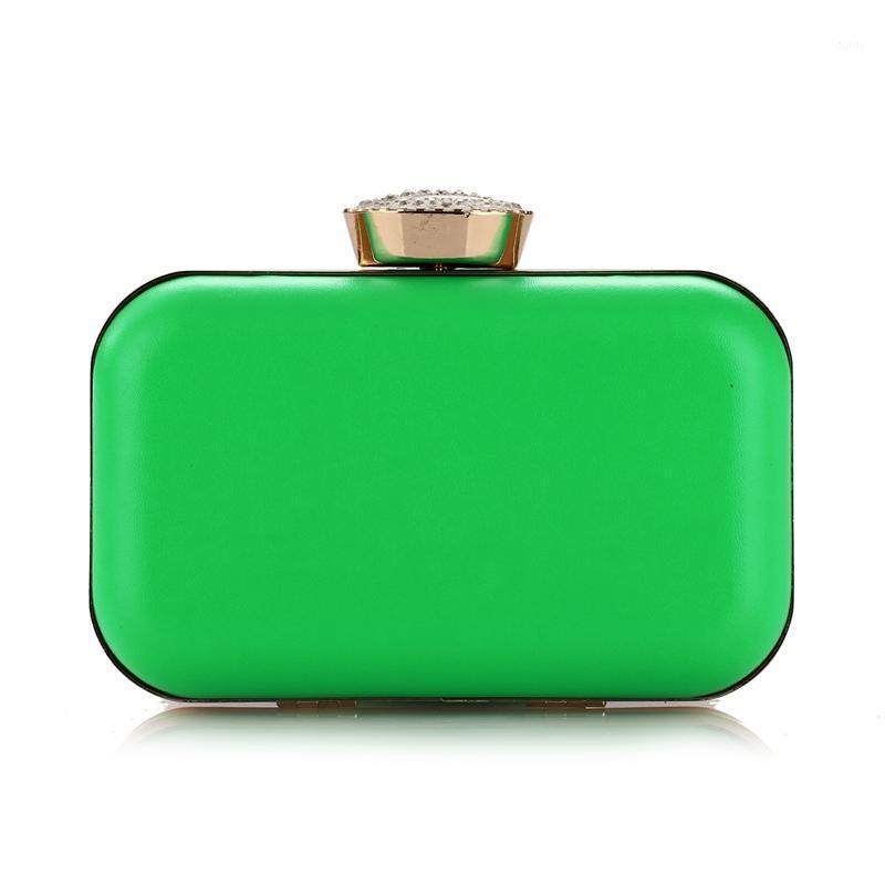 

Candy Color Evening Bag Quality PU Leather Lady Handbags for Party Elegant Girls Shoulder Bags Clutches Bag with Hasp for Women1, Orange
