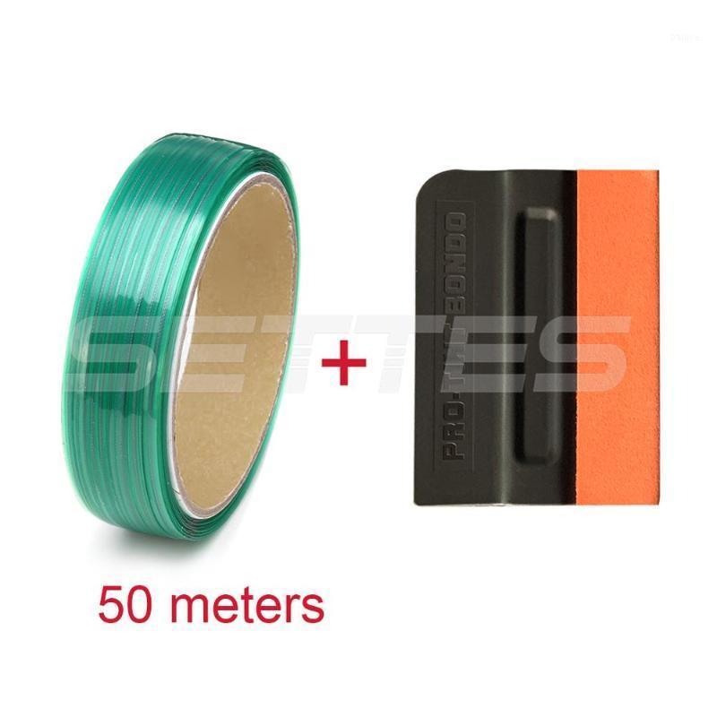 

50M Car Stickers Knifeless Tape Design Line with Tint Squeegee Vinyl Car Wrap Film Cutting Tape Styling Accessories1