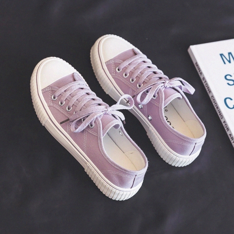 

Woman Shoes 2020 Summer New Fashion Women Canvas Shoes Casual Flats Solid Canvas Classic Breathable Women Simple Shoes Sneakers #iE3W