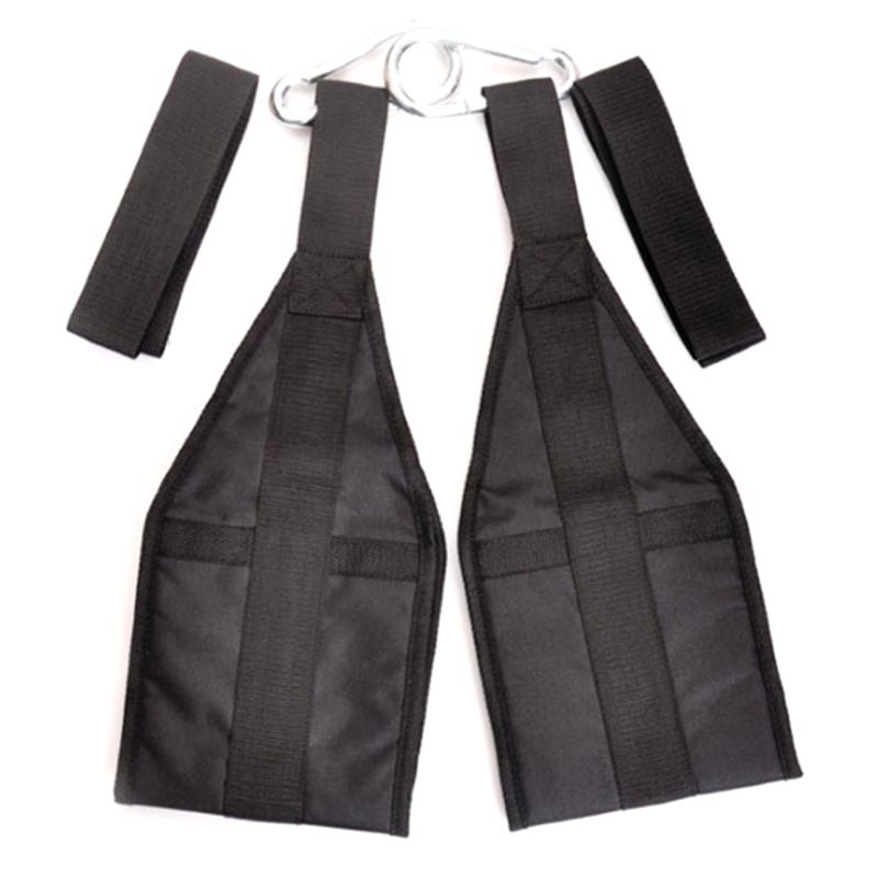 

Fitness Sling Straps Suspension Rip-Resistant Heavy Duty Pair for Pull Up Bar Hanging Leg Raiser Home Gym Fitness