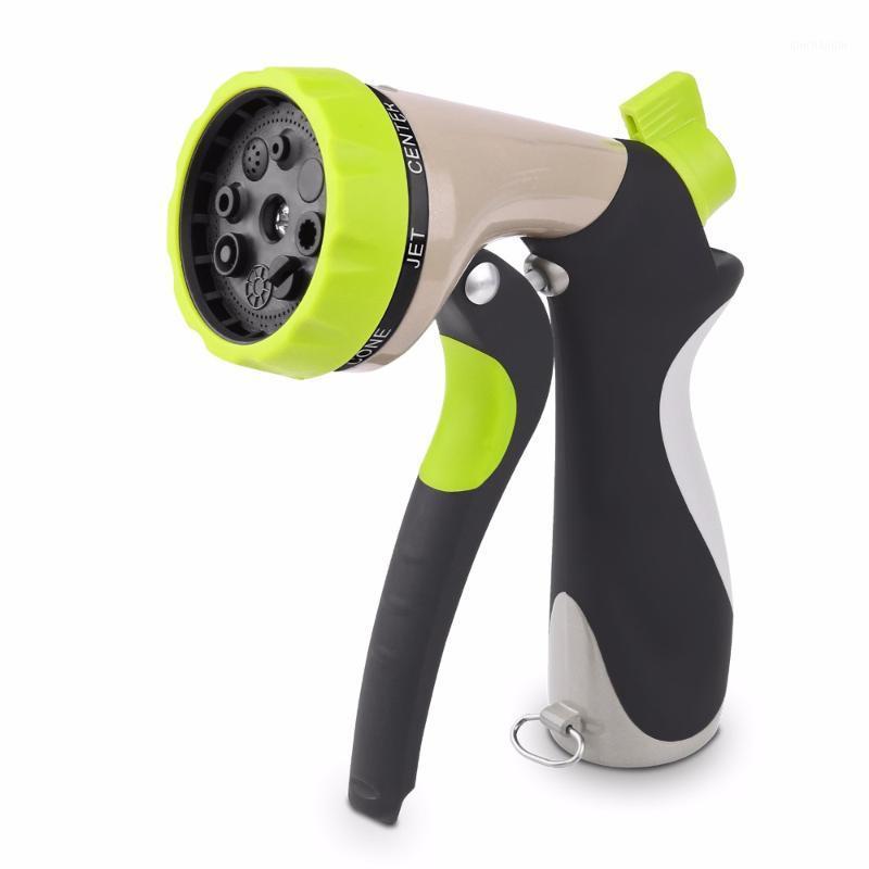 

Metal 8 pattern garden hose nozzle with front trigger1, European version