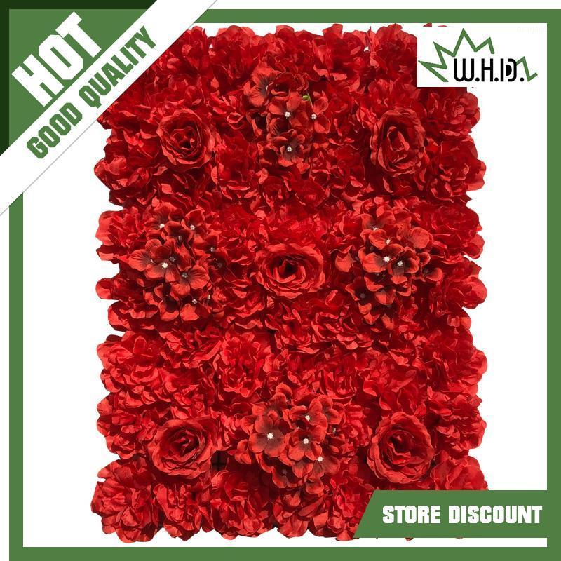 

Flower Panels Artificial Flowers Romantic Floral Backdrop Wedding Decor Photo Photography Background Home Decoration1, Style 1