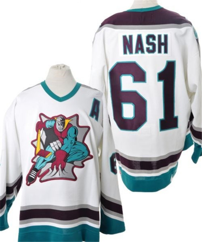 

Custom Rare Vintage 2000-02 OHL RICK NASH London Knights Hockey Jersey Embroidery White Stitched Or Customize any number and name Jerseys S-5XL