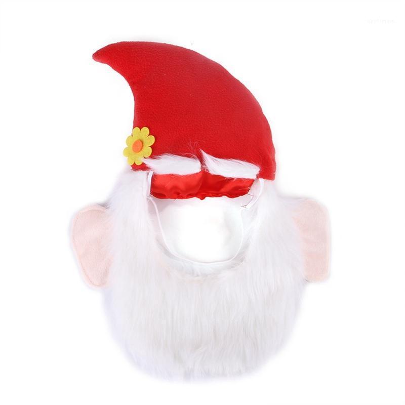 

Beard Christmas Headgear Hat Small Dog Accessories Funny Supplies Cosplay Snta Hat Cut Cat Dog Pet Accessories1, As pic