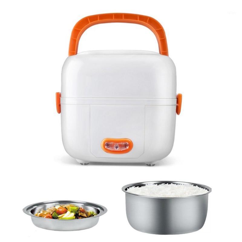 

2020 Multifunctional Electric Lunch Box Mini Rice Cooker Portable Heating Steamer Heat Preservation Lunch Box EU Plug1