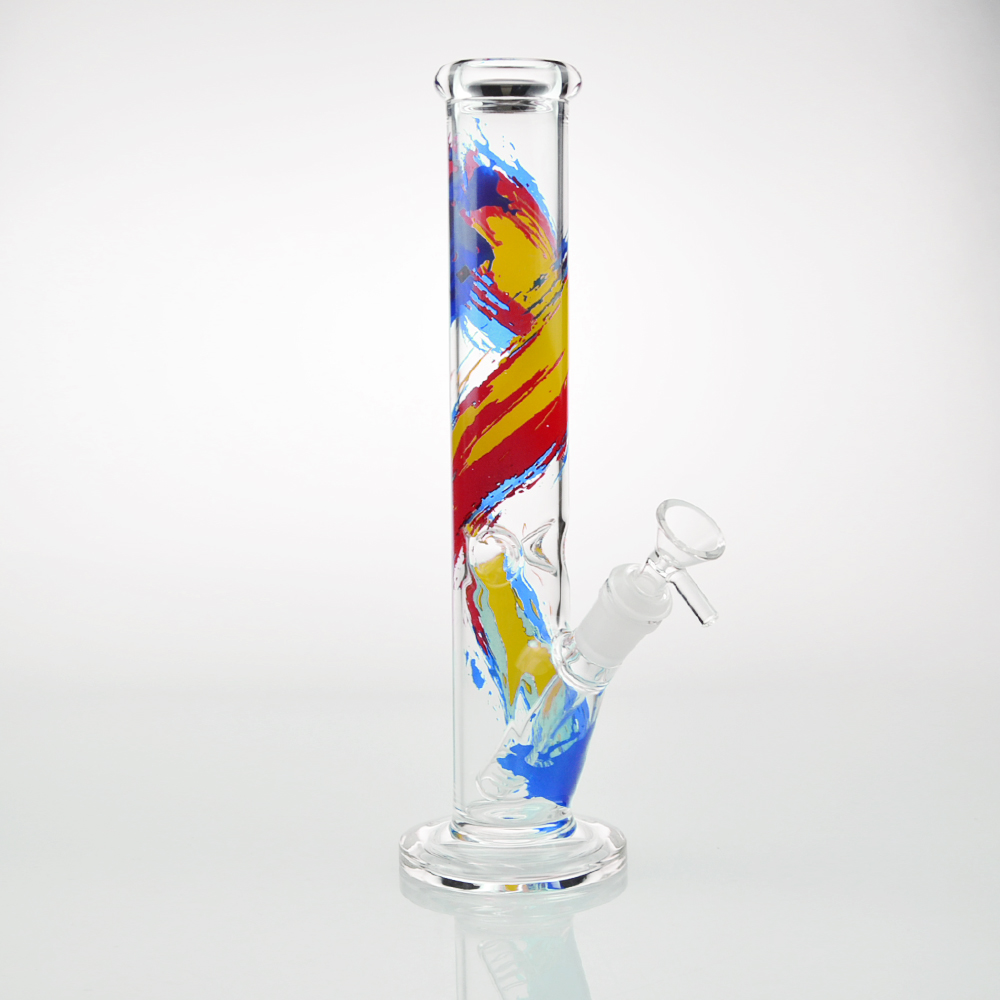 

2021 New OEM 11.6 Inch Glass Bong Water Pipe Tobacco Smoking Tube Ash Catcher Dabber Heady Rig Recycler Bubbler Pipes