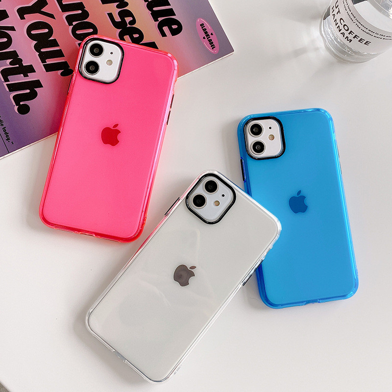

Transparent Phone Cases Flexible Soft Back Cover Shockproof Protector for Apple iPhone 12 11 Pro Max Xr X Xs Max 7 8 6S Plus For Samsung DHL