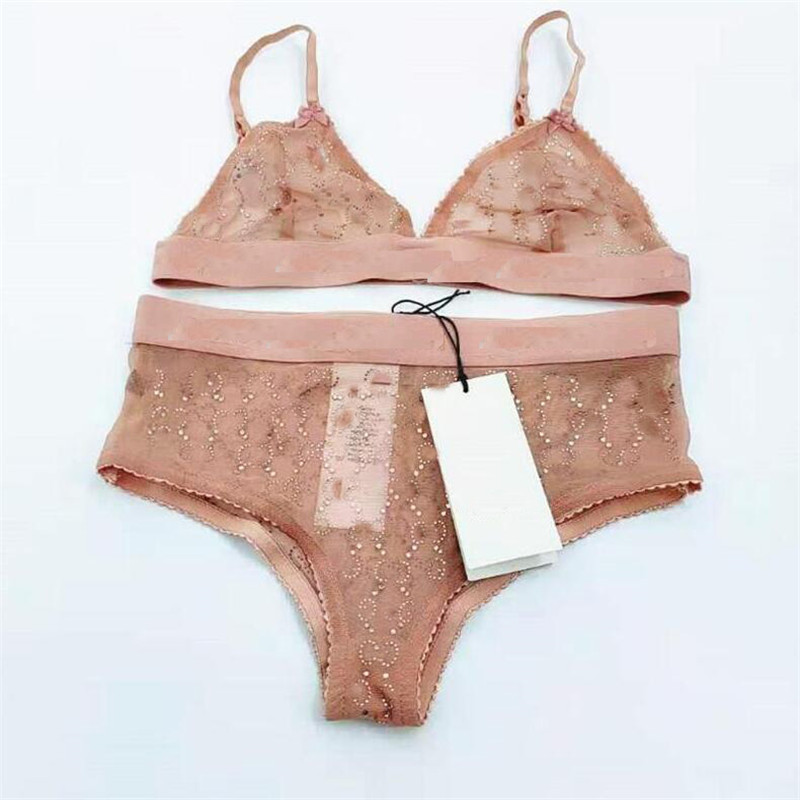 

Diamond Women Bra Sets Fashion Shinning Lady Lingeries Sets Birthday Gift for Female Brand Underwear