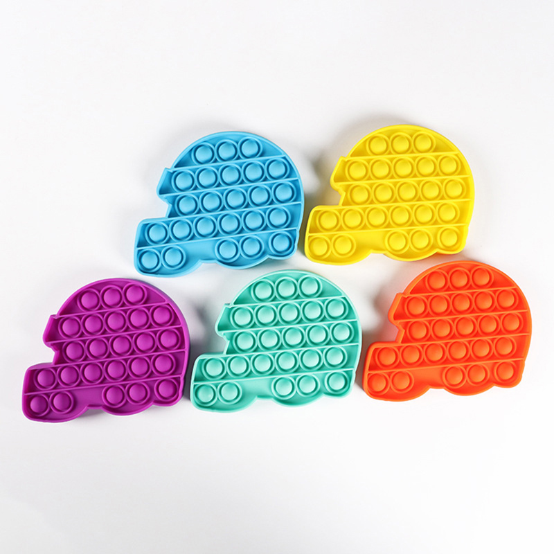 

Bubble Game Board Toys For Kids And Adults Helmet Simple Dimple Fidget Toy