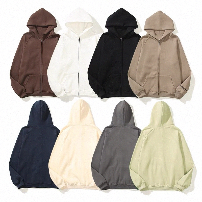

spring desinger women men hoodie Back essential letter sweatshirts mens hoodies essentials long sleeve hooded hip hop loose casual pullover mens womens zip up H3iL#
