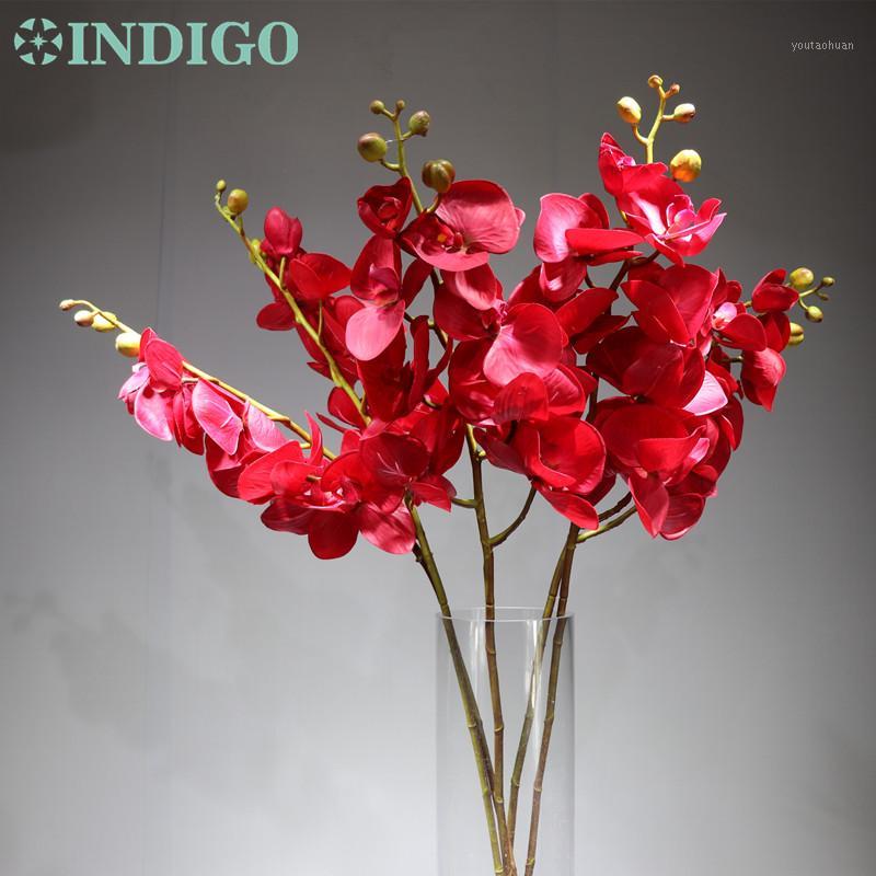 

Wholesale 100pcs Large 100cm Red Phalaenopsis Orchid Silk Real Touch Flower Decorative Wedding Flower Floral Party Free Shipping1, 100 stem 100cm