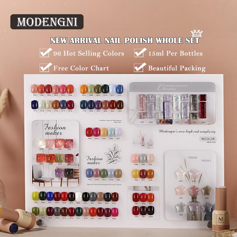 

96 Colors Varnishes Hybrid Gel Nail Polish Whole Set 15ML Semi Permanent Soak Off UV Gel For Nail Art Salon Lacquer, 96 colors serie