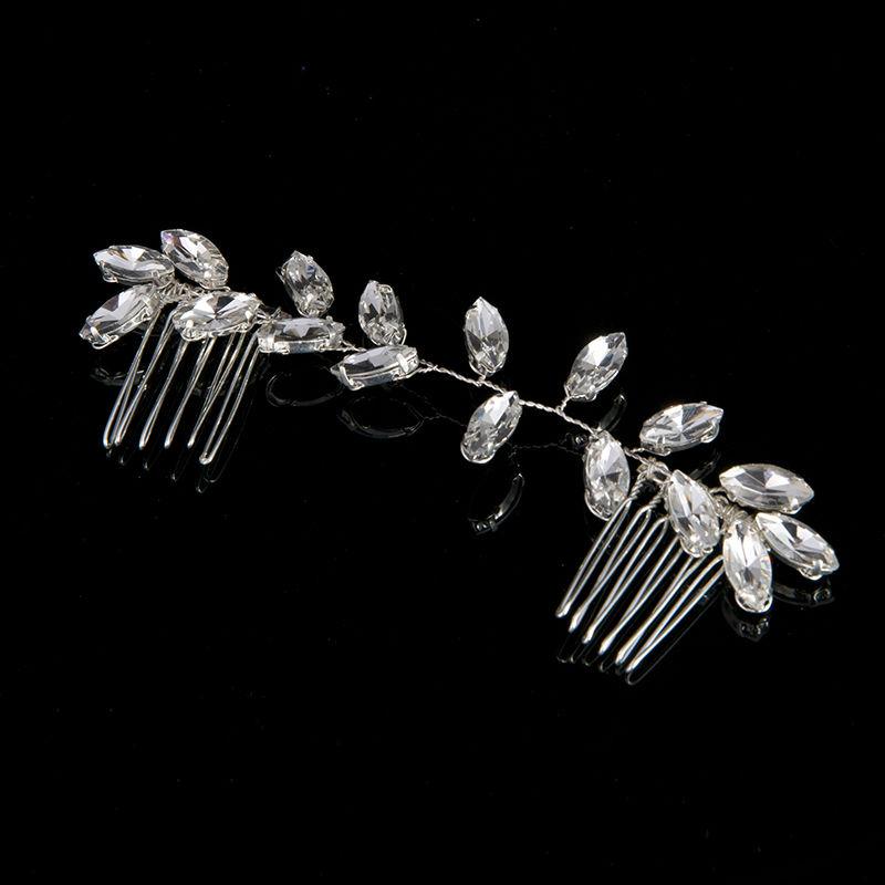 

1PCS 2021 Hair Jewelry Bridal Hair Accessories New Tiara Head Piece Fashion Pins Wholesale Tiaras And Glass Headbands