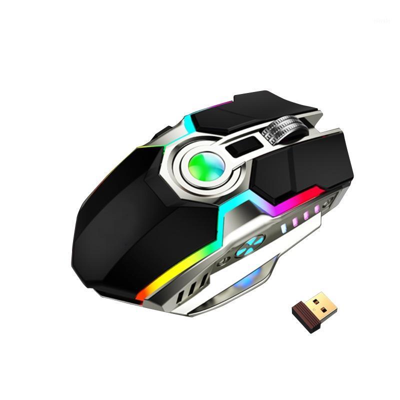 

3500DPI 2.4Ghz 7Key Wireless Gaming LED RGB USB Charge Mouse Slient Microswitch Q81F1
