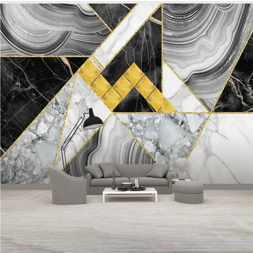 

New Chinese style abstract geometric wallpapers modern minimalist 3d stereoscopic wallpaper