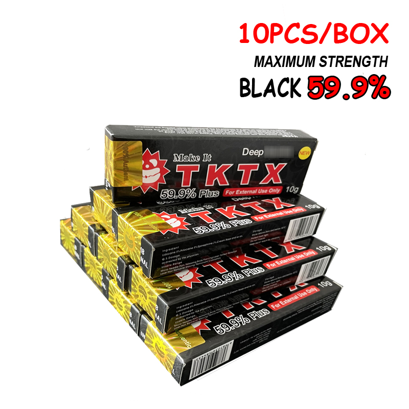 

TOP 10g TKTX Tattoo Cream 59.9% Original Before Permanent Piercing Makeup Microblading Eyebrow Lips Body Skin U-PICK colors